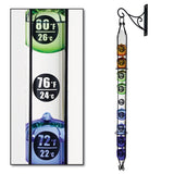 EASY READ Outdoor Hanging Galileo Thermometer (28" Total Height) W/ Free Bracket
