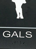 ADA Compliant “Honky Tonk" - Gals & Guys Country Themed Restroom Signs
