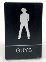 ADA Compliant “Honky Tonk" - Gals & Guys Country Themed Restroom Signs