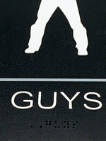 ADA Compliant “Honky Tonk" - Gals & Guys Country Themed Restroom Signs