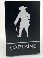 ADA Compliant “Nautical" - Mermaid & Captain Themed Restroom Signs