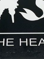 ADA Compliant “Captains Head" - Nautical Themed Unisex Restroom / Bathroom Sign