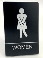 ADA Compliant “Gotta Go" - Comical Women & Men Themed Restroom / Bathroom Signs