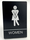 ADA Compliant “Gotta Go" - Comical Women & Men Themed Restroom / Bathroom Signs