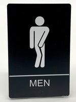 ADA Compliant “Gotta Go" - Comical Women & Men Themed Restroom / Bathroom Signs
