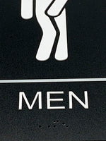 ADA Compliant “Gotta Go" - Comical Women & Men Themed Restroom / Bathroom Signs