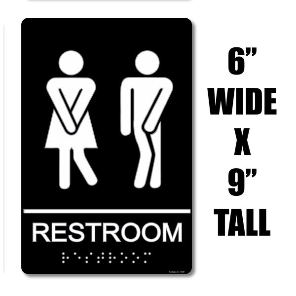 ADA Compliant “ Gotta Go" - Comical Themed Unisex Restroom / Bathroom Sign