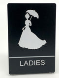 ADA Compliant “Steampunk" - Ladies & Gentlemen Themed Restroom / Bathroom Signs