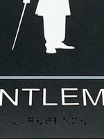ADA Compliant “Steampunk" - Ladies & Gentlemen Themed Restroom / Bathroom Signs