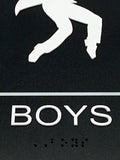 ADA Compliant “50's Sock Hop" - Girls & Boys Themed Restroom / Bathroom Signs