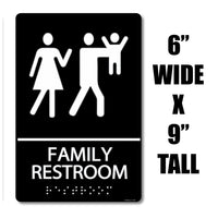ADA Compliant “Smelly Baby" - Comical Unisex Family Restroom / Bathroom Sign