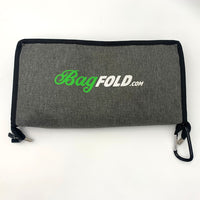 BagFold LIGHT - 10 Reusable Eco-Friendly Grocery Bags For Shopping In A Dispensing Pouch; Features Carabiner Clip & Coupon Pouch