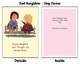 Bad Neighbor: Secret Scrooge Mean Greeting Card