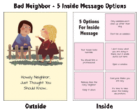 Bad Neighbor: Secret Scrooge Mean Greeting Card