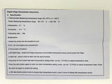 Digital Fridge / Freezer Thermometer w/ Alarm