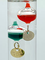 7" Tall Hanging Galileo Thermometer Ornament