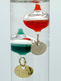 7" Tall Hanging Galileo Thermometer Ornament