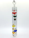 7" Tall Hanging Galileo Thermometer Ornament