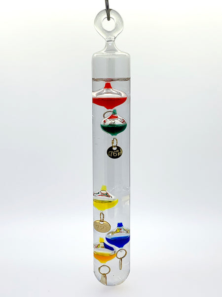 7" Tall Hanging Galileo Thermometer Ornament