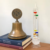 13" Tall Galileo Thermometer / Fitzroy Storm Glass Combo Unit