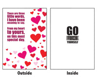 Go F Yourself: Secret Scrooge Mean Greeting Card
