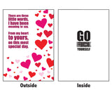 Go F Yourself: Secret Scrooge Mean Greeting Card