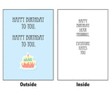 Have An Unhappy Birthday: Secret Scrooge Mean Greeting Card