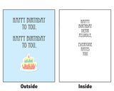 Have An Unhappy Birthday: Secret Scrooge Mean Greeting Card