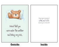 Slow Recovery: Secret Scrooge Mean Greeting Card