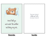 Slow Recovery: Secret Scrooge Mean Greeting Card