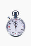30 Minute "Diamond" Steel Mechanical Stopwatch With Reset Button