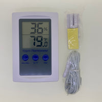 Digital Hygrometer w/ Dual Zone Remote Probe Thermometer